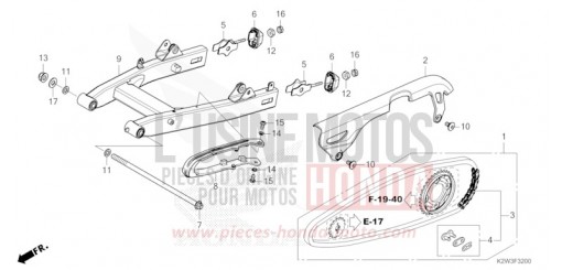FORCELLONE/COPERCHIO CATENA ST125AP di 2023